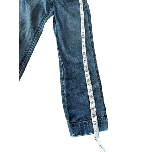 LRL Lauren Jeans Co Ralph Lauren Regular Wash Denim Straight Leg Jeans 4 Petite - Picture 4 of 7